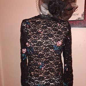 Ivanka Trump Ladies Lace Top, Lined size s/p